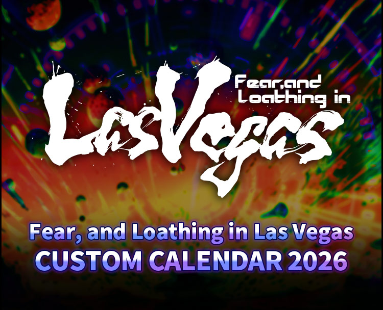Fear, and Loathing in Las Vegas CUSTOM CALENDAR 2026